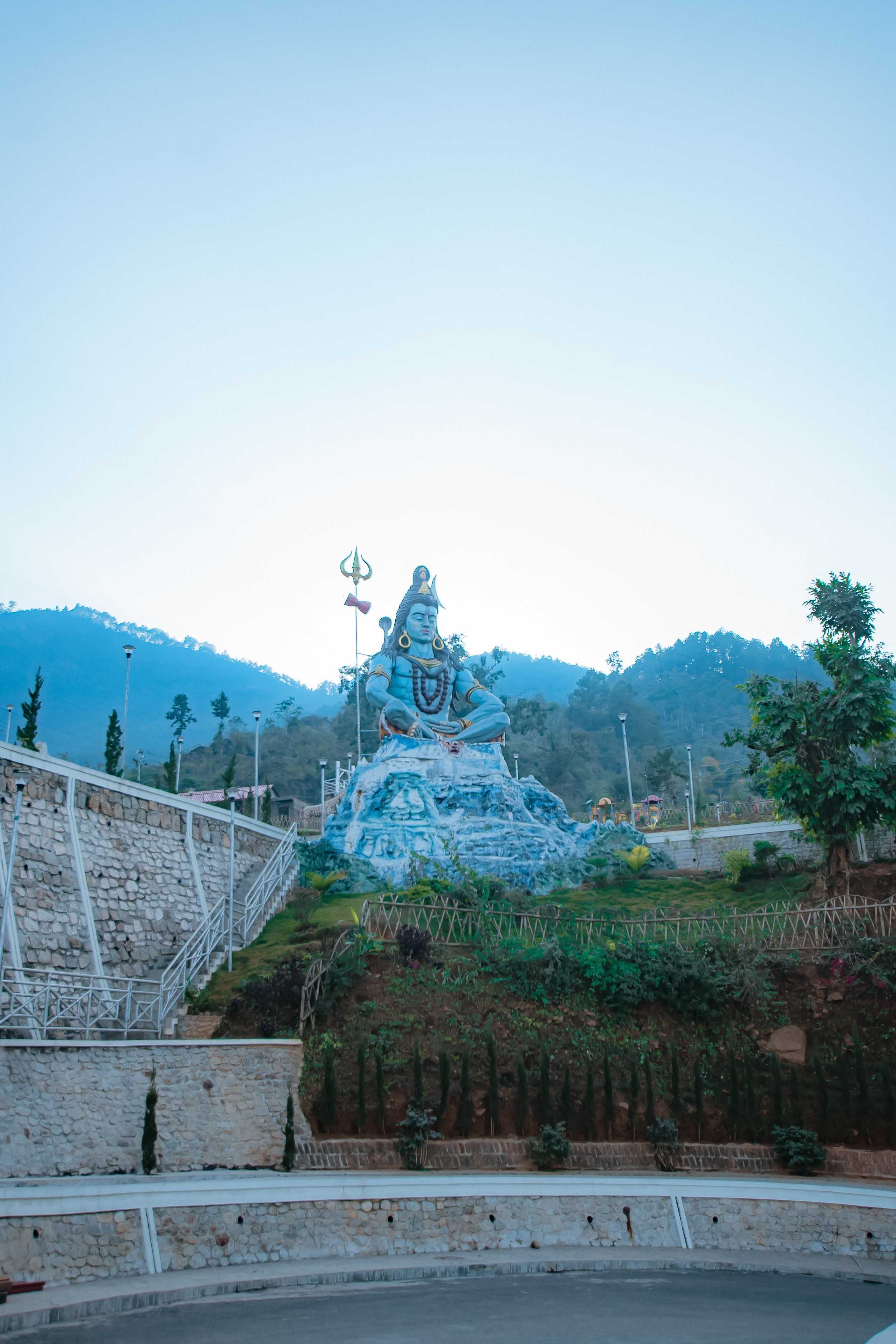 Mahadev Statue at Bandipur Cable Car Station
